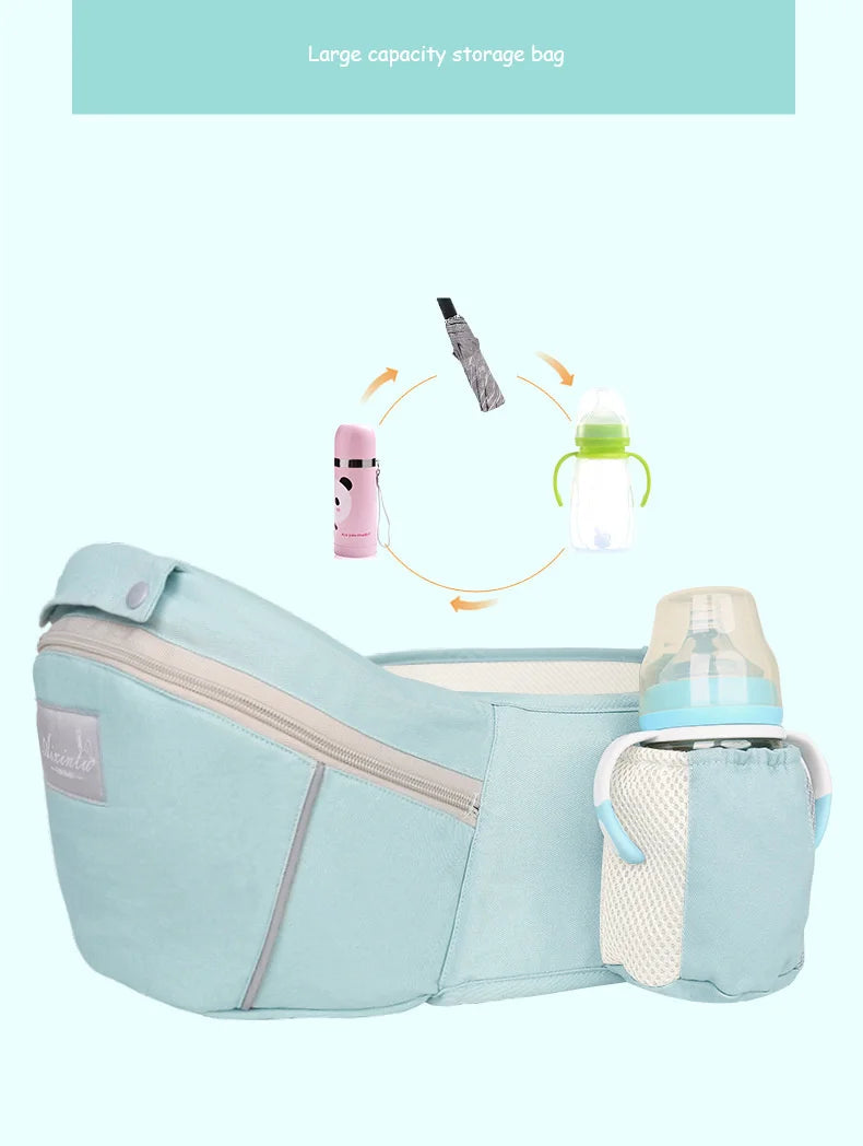 Porte-bébé ceinture tabouret multifonction