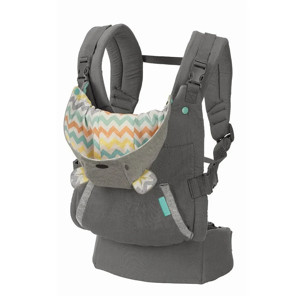 Porte-bébé à capuche évolutif 0-24 mois