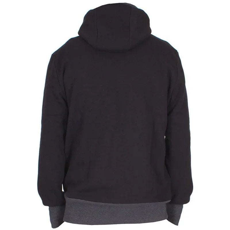 Sweat porte-bébé homme à capuche veste kangourou