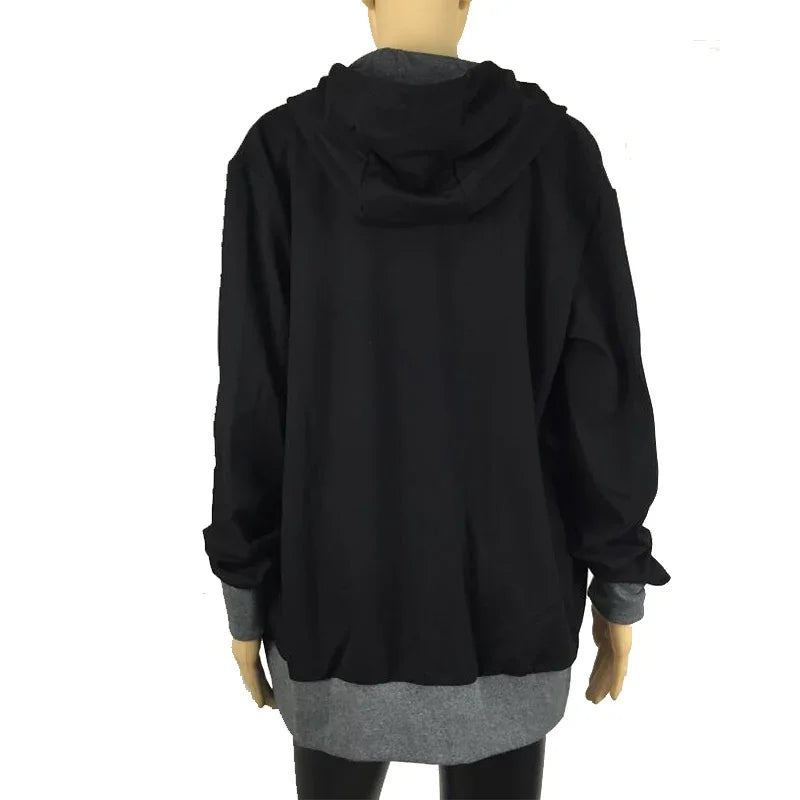 Sweat porte-bébé homme à capuche veste kangourou