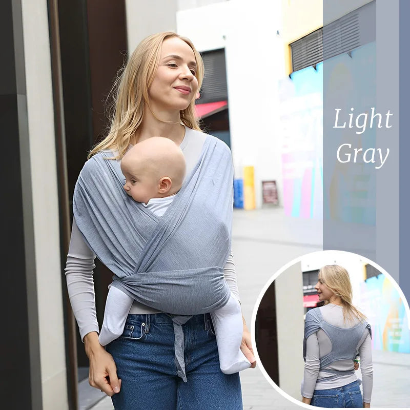 Porte-bébé sans nœud en coton doux 0-36 mois