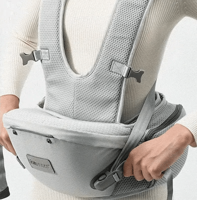Porte-bébé 0-6 mois ergonomique multiposition