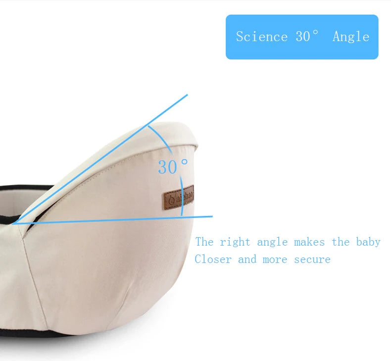 Ceinture porte-bébé à siège de hanche réglable