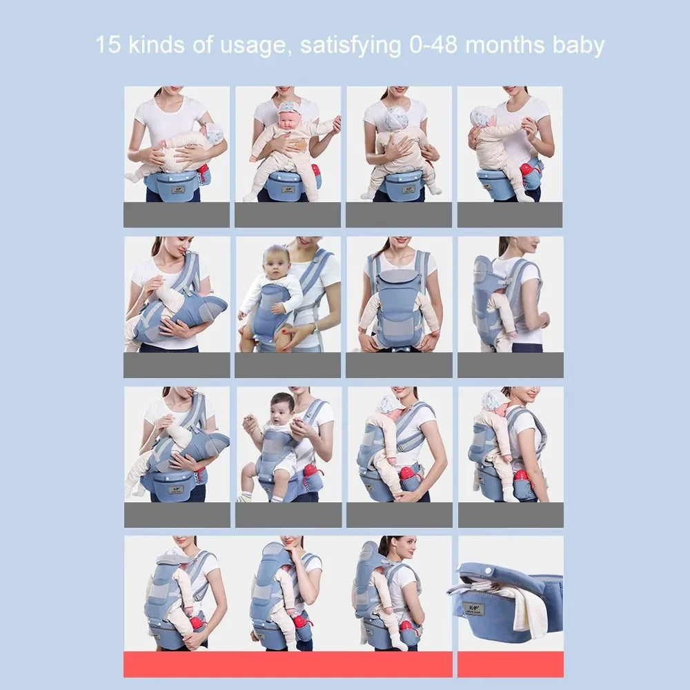Porte-bébé à assise dès 3 mois face au monde