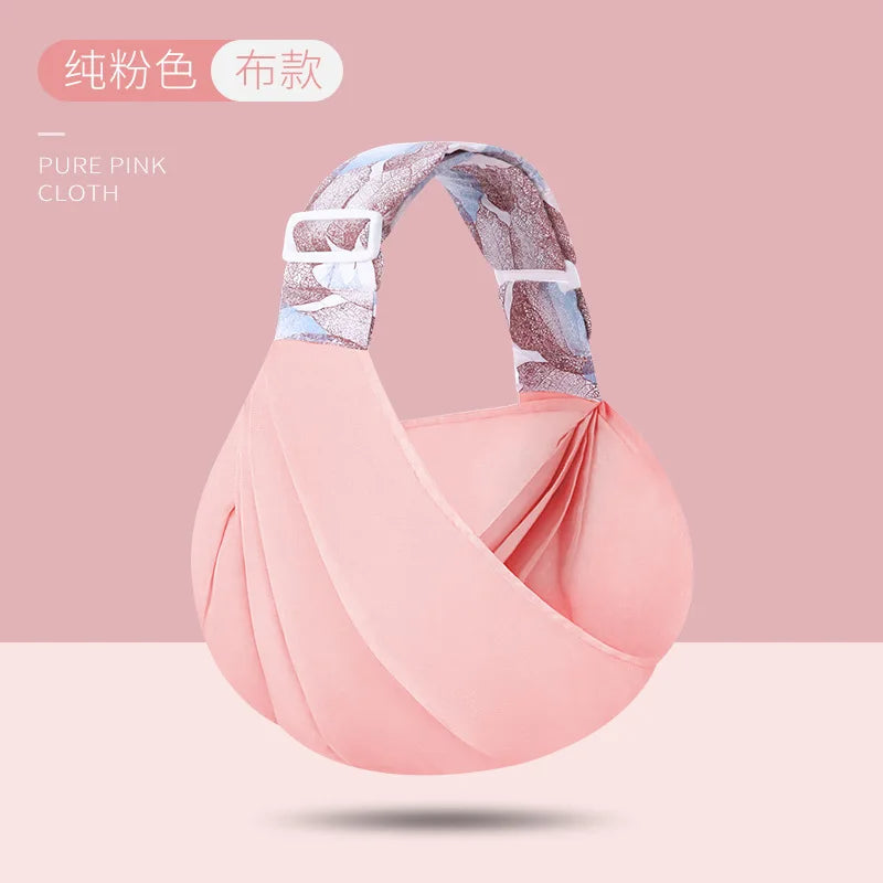 Sling porte-bébé ajustable en tissu ou mesh