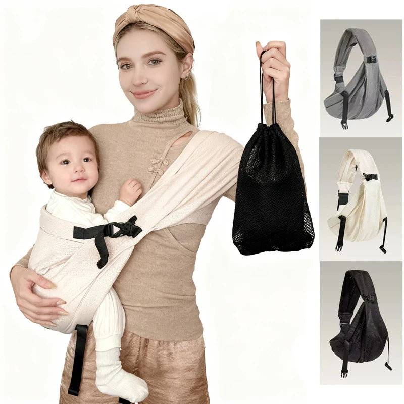 Porte-bébé à enfiler portable pour nouveau-né porté en ventral