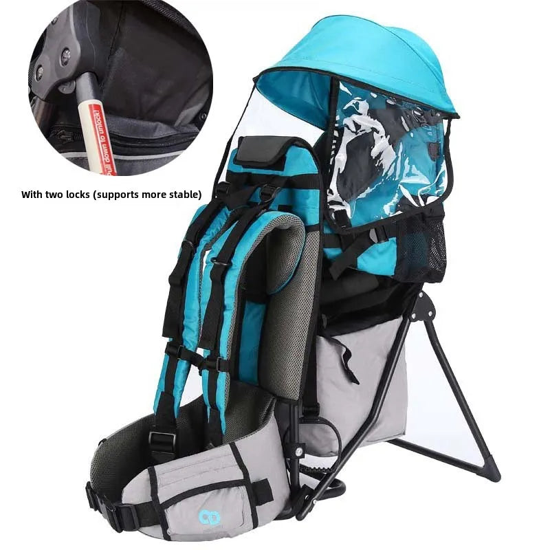 Porte-bébé pour rando pliable à armature