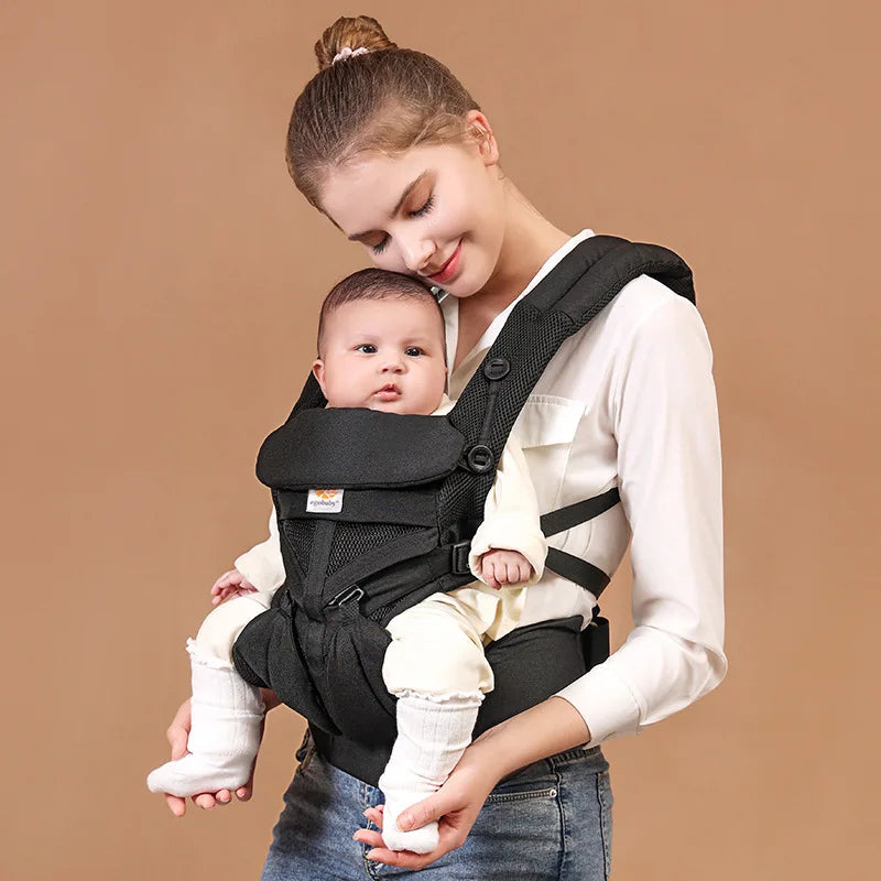 Porte-bébé à siège de hanche ergonomique ventral