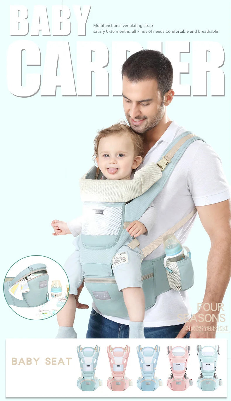 Porte-bébé ceinture tabouret multifonction