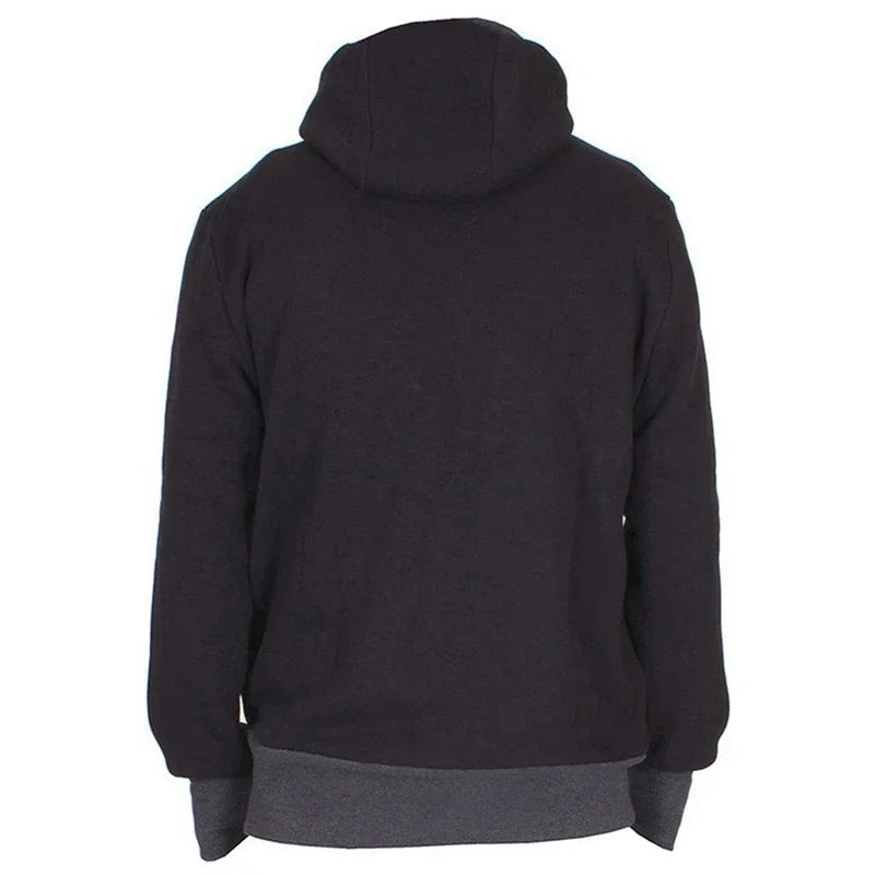 Sweat porte-bébé homme à capuche veste kangourou