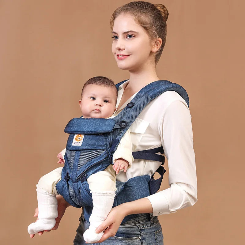 Porte-bébé à siège de hanche ergonomique ventral