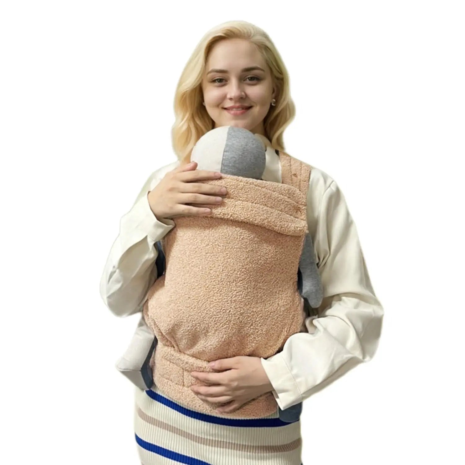 Porte-bébé ventral et dorsal kaki 0-36 mois