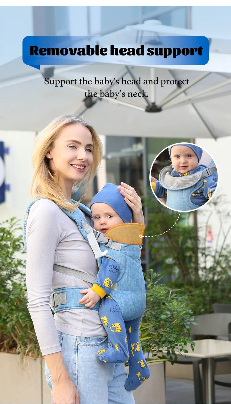 Porte-bébé bandoulière ergonomique et portable