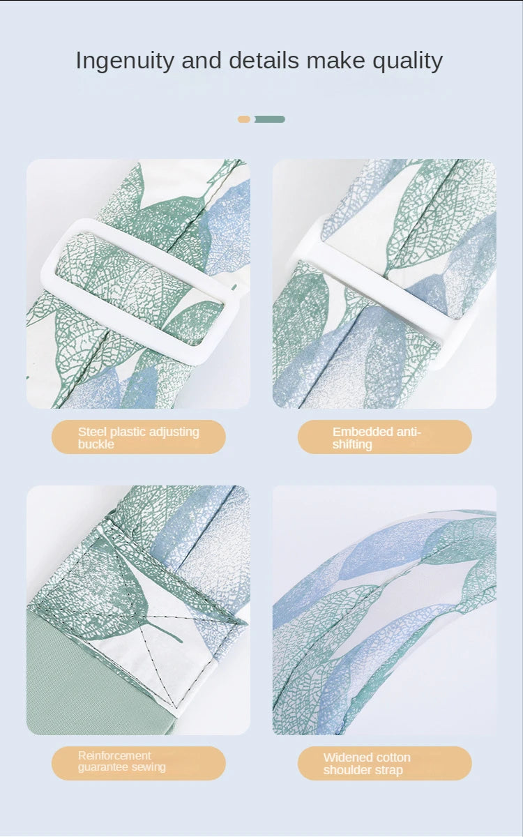 Sling porte-bébé ajustable en tissu ou mesh