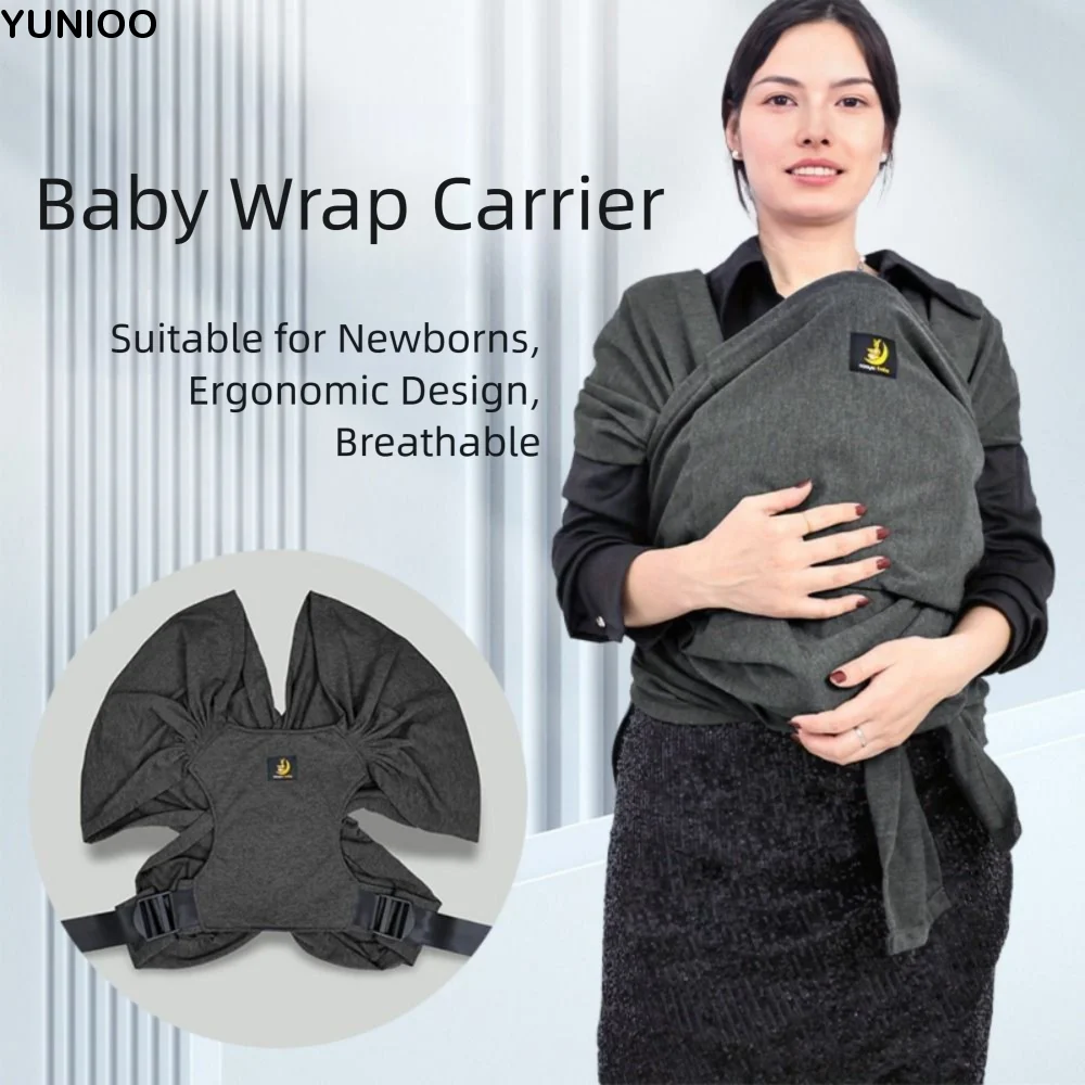 Porte-bébé léger style coréen porté en ventral face au parent