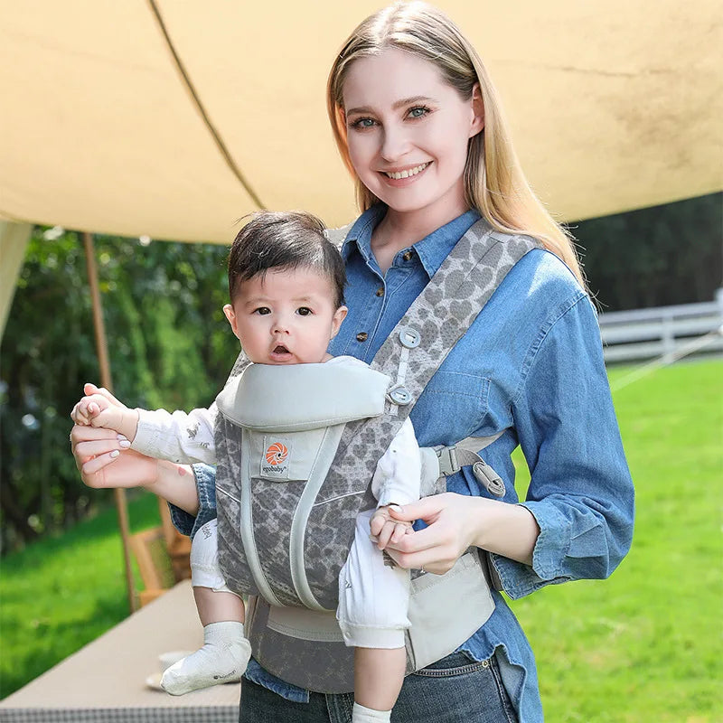 Porte-bébé à siège de hanche ergonomique ventral