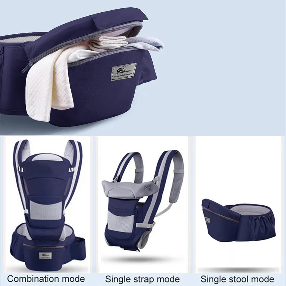 Porte-bébé à assise dès 3 mois face au monde