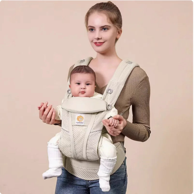 Porte-bébé à siège de hanche ergonomique ventral
