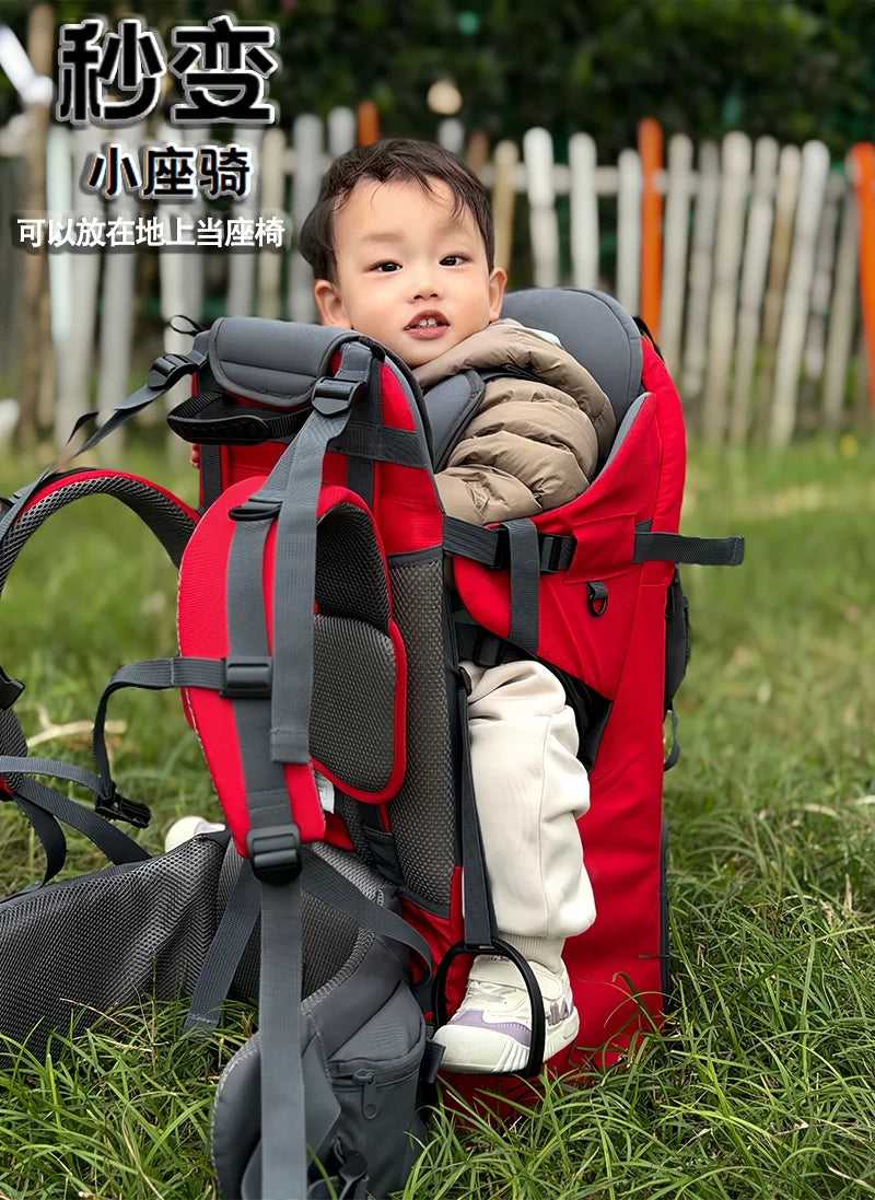 Sac à dos porte-bébé de randonnée léger en mesh aéré