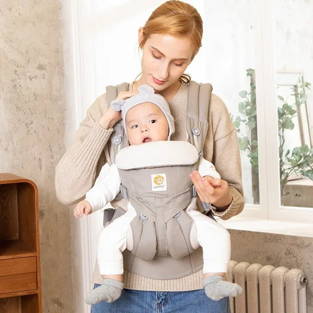 Porte-bébé ergo 360 en mesh respirant d'été