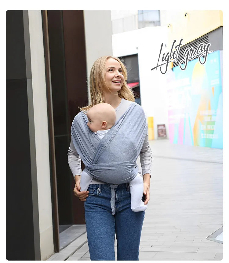 Porte-bébé sans nœud en coton doux 0-36 mois
