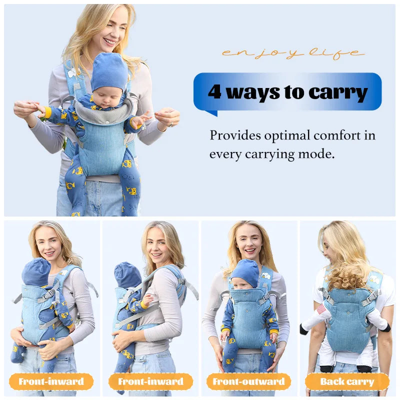 Porte-bébé bandoulière ergonomique et portable