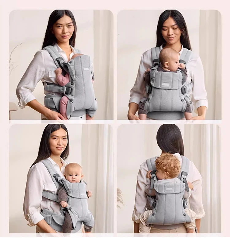 Porte-bébé ergonomique et physiologique 3-en-1