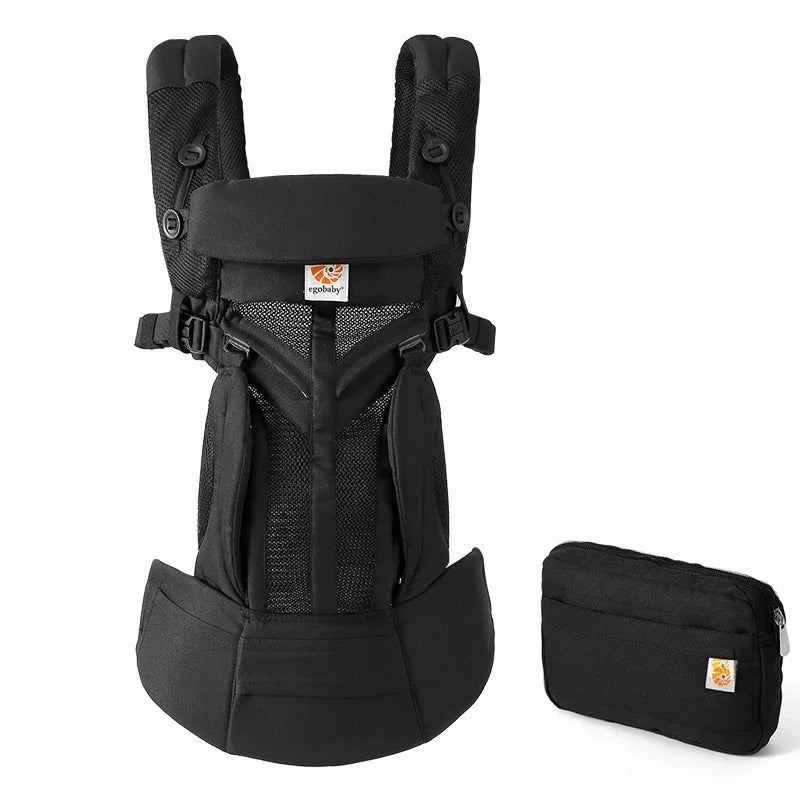 Porte-bébé omni 360 en coton respirant évolutif