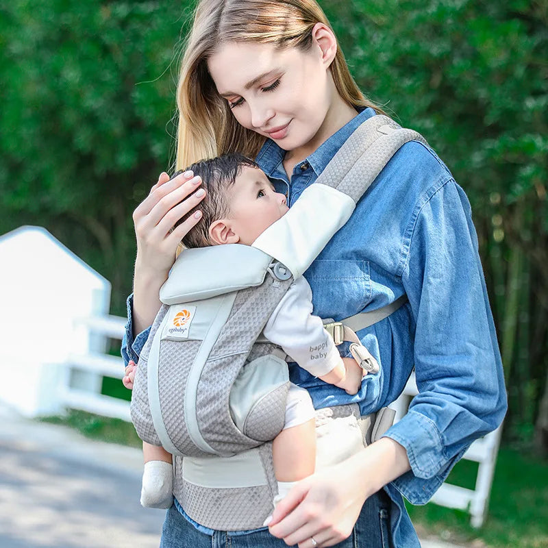 Porte-bébé à siège de hanche ergonomique ventral