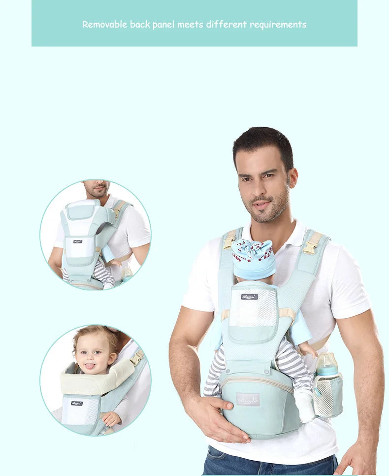 Porte-bébé ceinture tabouret multifonction