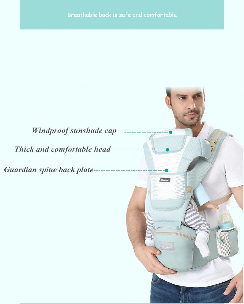 Porte-bébé ceinture tabouret multifonction