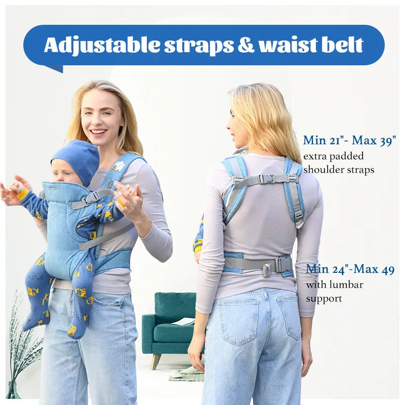 Porte-bébé bandoulière ergonomique et portable