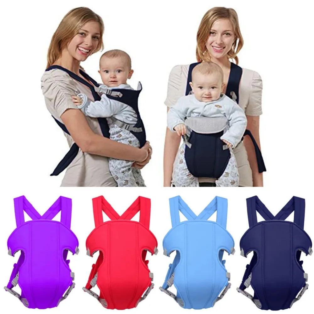 Porte-bébé pouch réglable porté face au monde